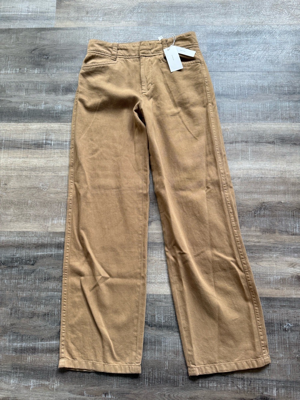 NWT Vince Women’s High Waisted Cotton Pants in Brulee